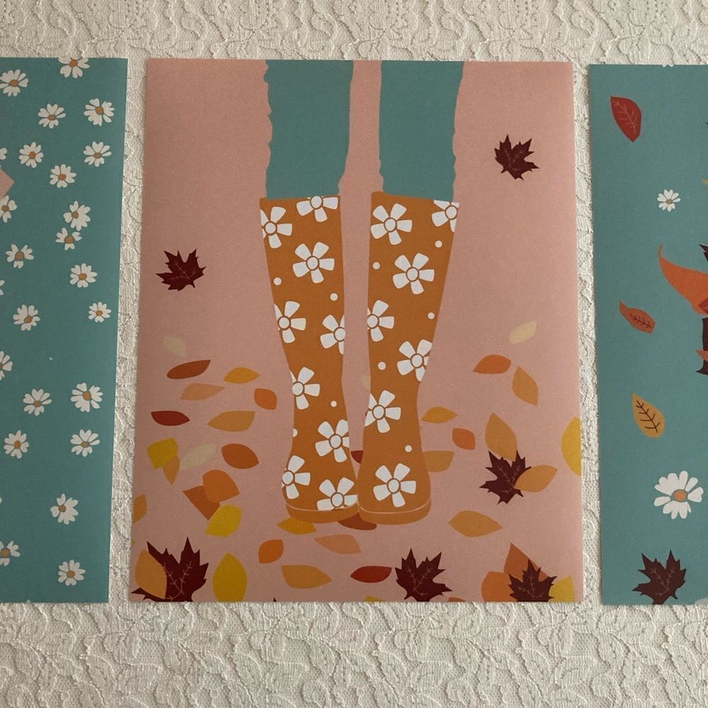 Boho Fall Print Set  5x7 - Picture 3 of 6